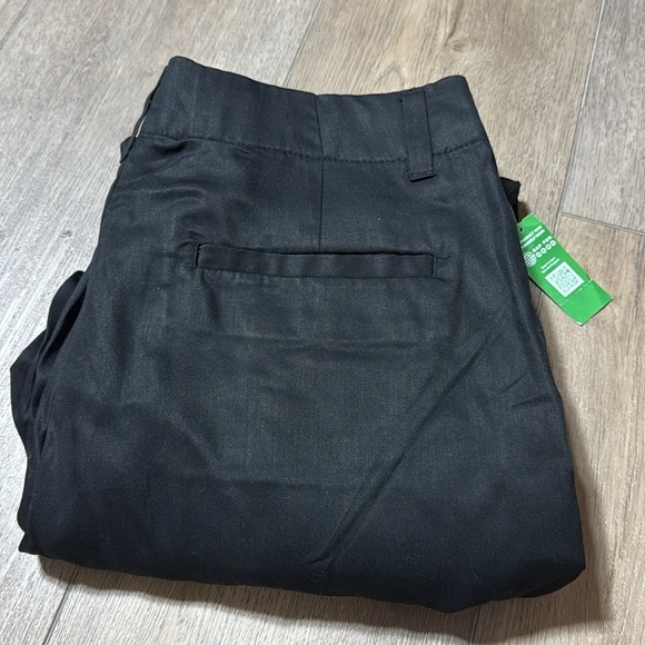 NWT! GAP Black Tencel Lovell Pleated Trousers - Multiple Sizes 🔹 - Picture 6 of 6